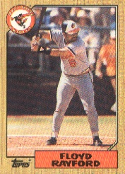 1987 Topps Baseball Cards      426     Floyd Rayford